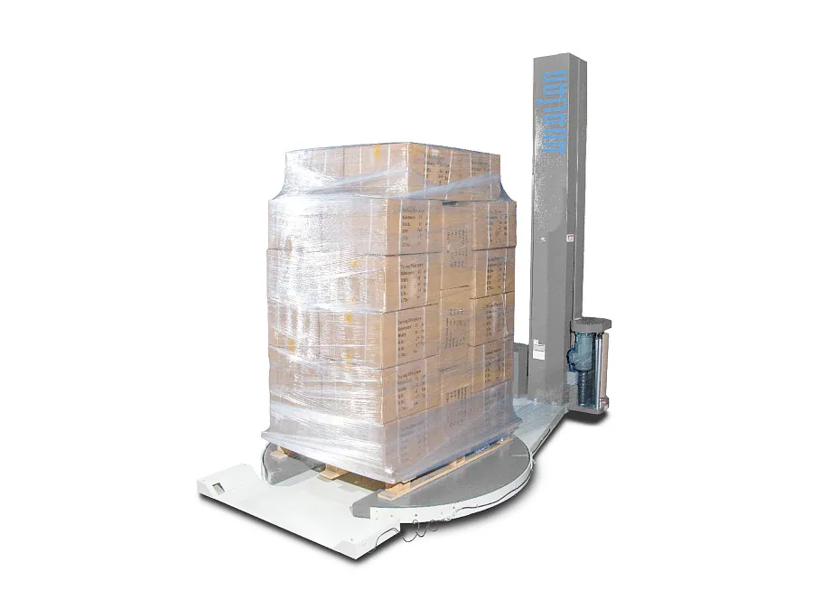 Паллетоупаковщик HL-1650F Эко с E-платформой (с моторизированной кареткой с престрейчем) — фото 3