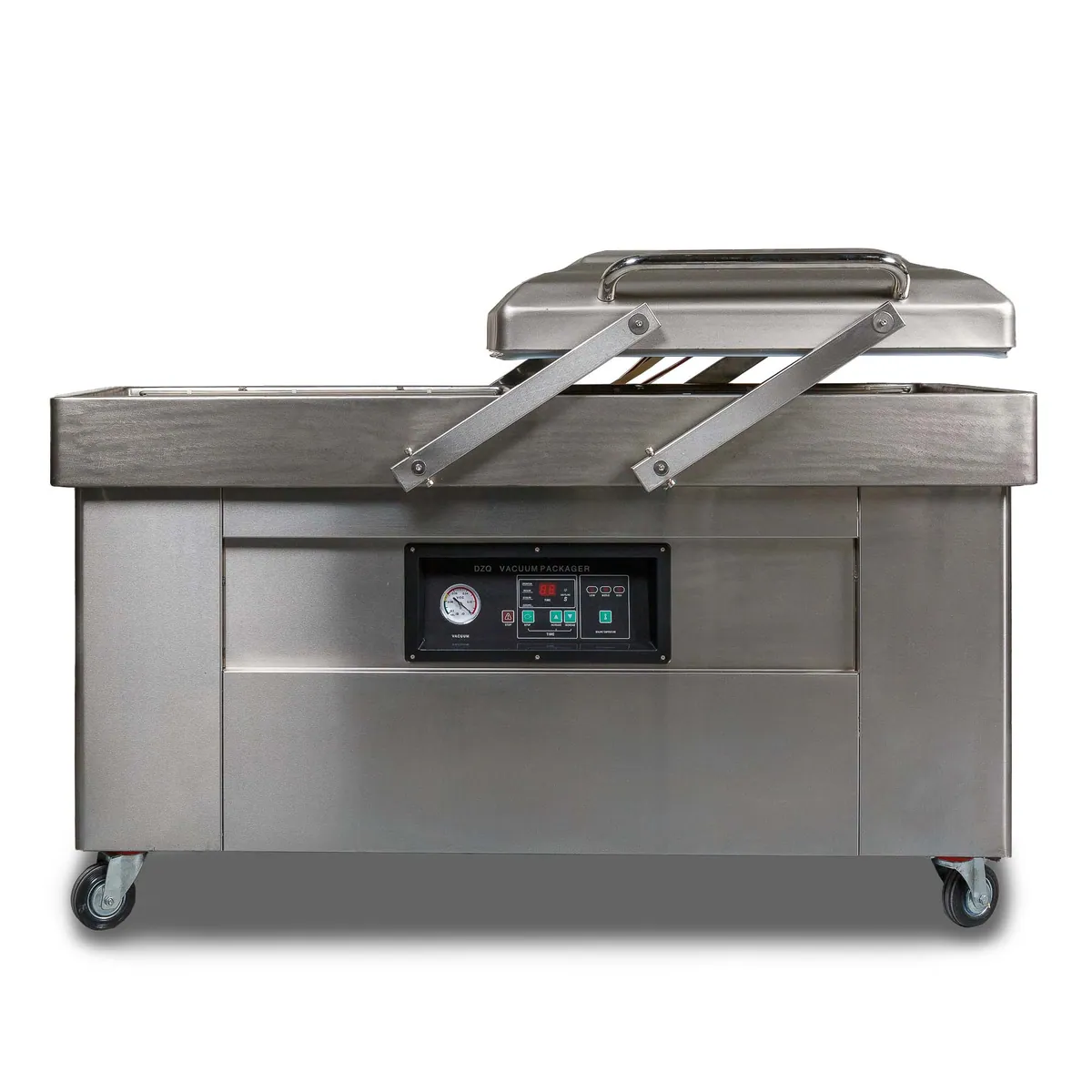 Напольная двухкамерная вакуум-упаковочная машина DZQ-600/2SB SS