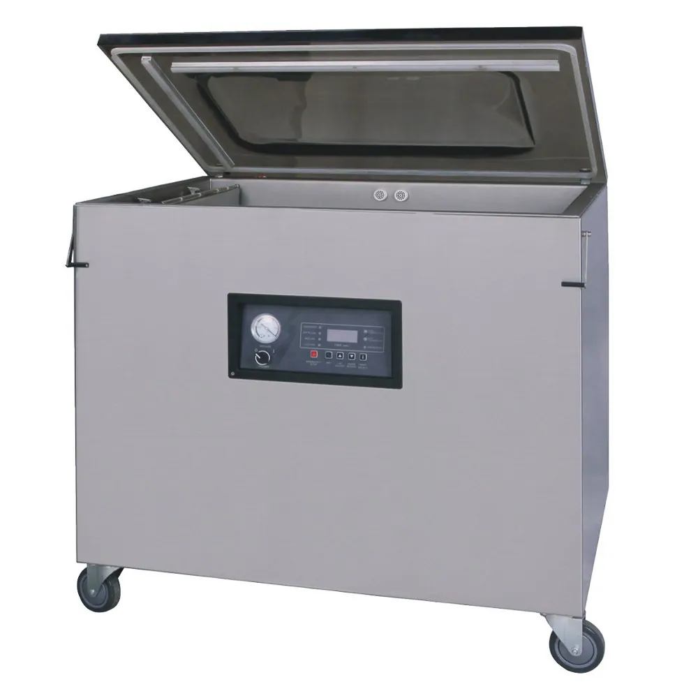 Напольная однокамерная вакуум-упаковочная машина DZ-800/2L (нерж. 380 В)