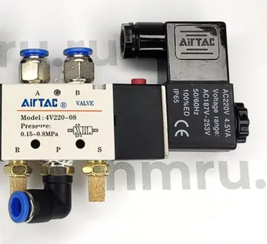 Пневмораспределитель 4V210-08/220V для DZ-800W QF HVT-550/DZF-5050